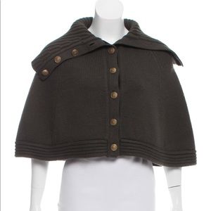 Rag & Bone Cashmere button up cape